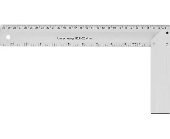 Куточок столярний VOREL L = 300 мм. алюмінієвий (VO-18361), фото  | SNABZHENIE.com.ua