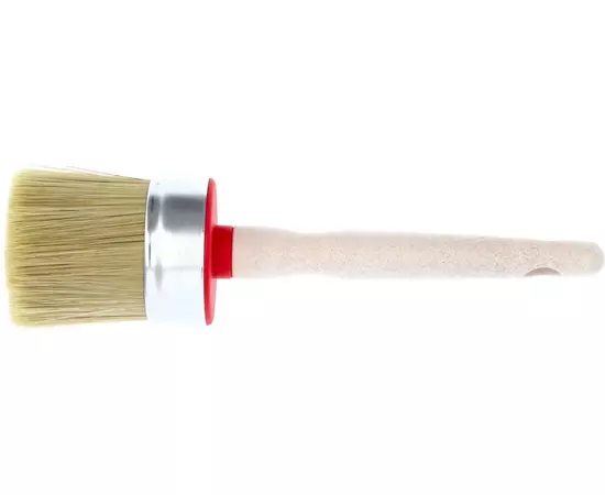 Пензлик круглий VOREL з дерев'яною ручкою, 60 мм (VO-9589), фото  | SNABZHENIE.com.ua