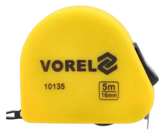 Рулетка VOREL L = 5 м x 16 мм, 2 фіксатори (VO-10135), фото  | SNABZHENIE.com.ua