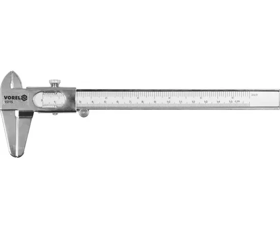 Штангенциркуль VOREL l = 150 мм, з метричною та дюймовою шкалами (VO-15115), фото  | SNABZHENIE.com.ua