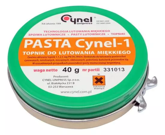 Паста для пайки VOREL "Cynel", 40 гр. (VO-76835), фото  | SNABZHENIE.com.ua