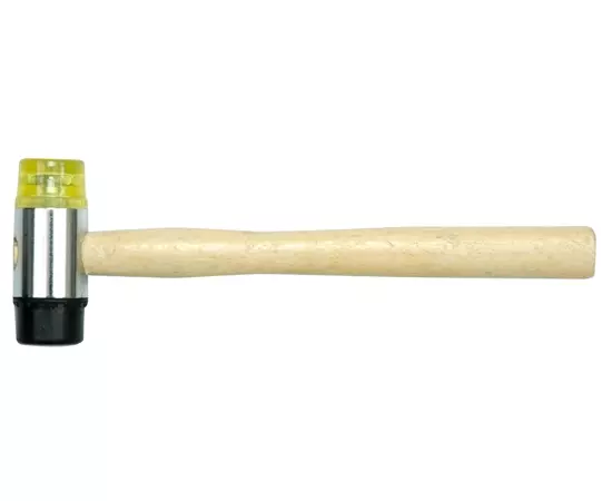 Молоток резина-пластик VOREL с деревянной ручкой, 35 мм (VO-33950), фото  | SNABZHENIE.com.ua