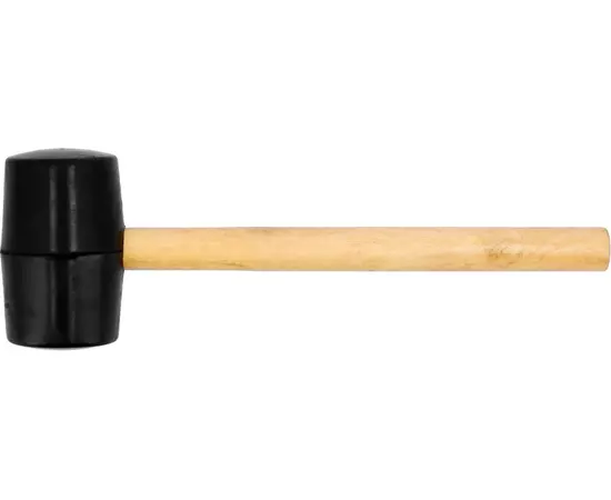 Молоток гумовий VOREL з дерев'яною ручкою, 55 мм (VO-33650), фото  | SNABZHENIE.com.ua