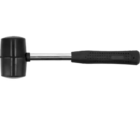 Молоток резиновый VOREL с металлической ручкой, 56 мм, m = 460 г (VO-33657), фото  | SNABZHENIE.com.ua