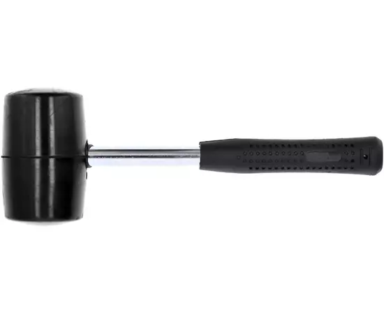 Молоток резиновый VOREL с металлической ручкой, 76 мм, m = 700 г (VO-33907), фото  | SNABZHENIE.com.ua