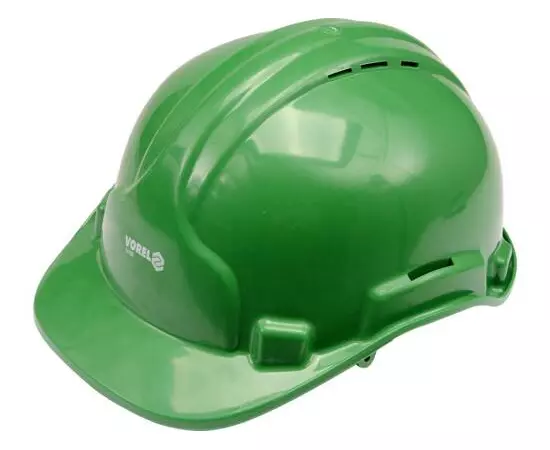 Каска для защиты головы VOREL зеленая (VO-74195), фото  | SNABZHENIE.com.ua