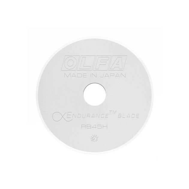 Лезвие RB45-1 дисковое 45 мм с двойным углом заточки OLFA, фото  | SNABZHENIE.com.ua