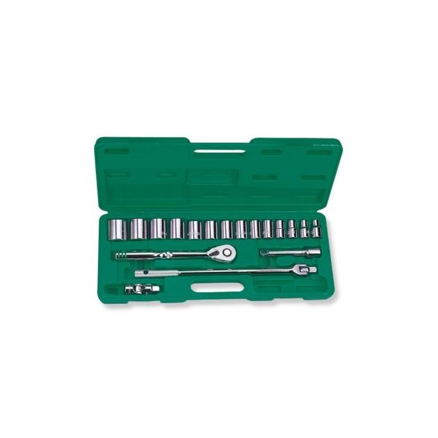 Набор торцевых головок JONNESWAY 1/2", 3/8", 19 шт. (S05H4219S), фото  | SNABZHENIE.com.ua