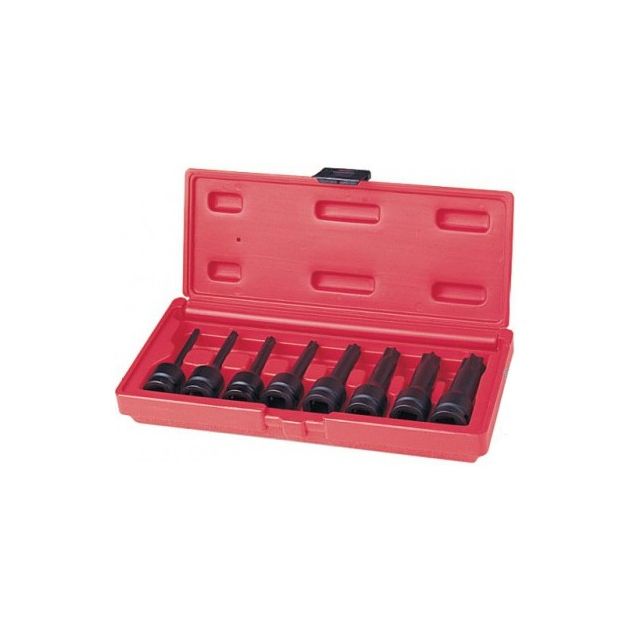Набор торцевых головок TORX 1/2, T30-T80, 8 шт. JONNESWAY, фото  | SNABZHENIE.com.ua