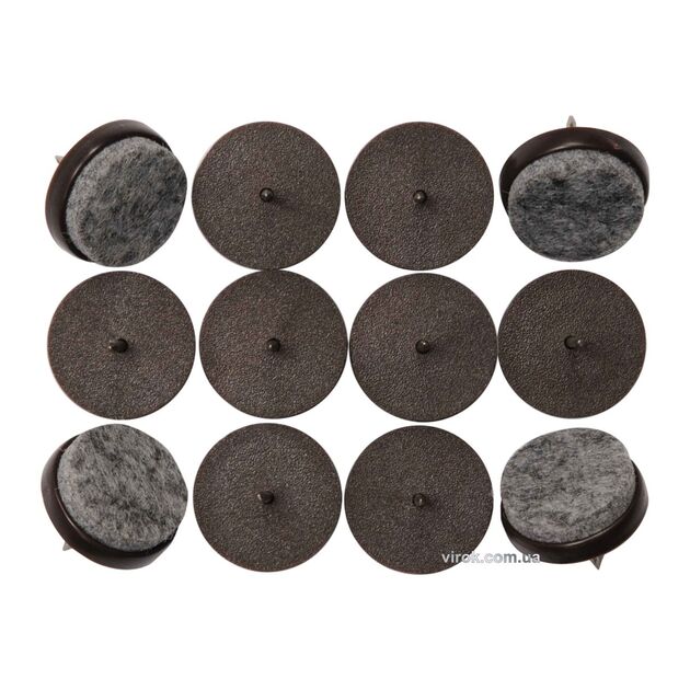 Прокладки пластикові фільцеві на цвях VOREL, 24мм, набір 12шт [16/288], фото  | SNABZHENIE.com.ua