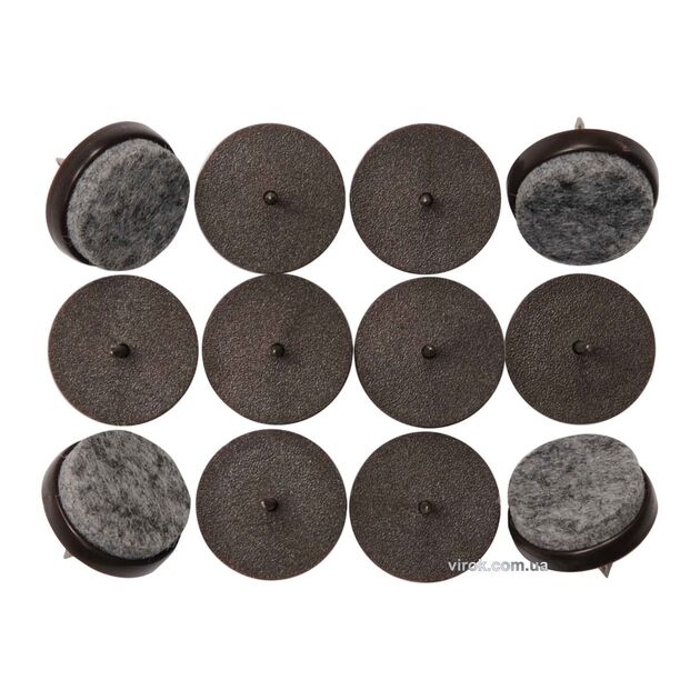 Пластикові прокладки фільцеві на цвях VOREL 20мм, 12шт в наборі, фото  | SNABZHENIE.com.ua