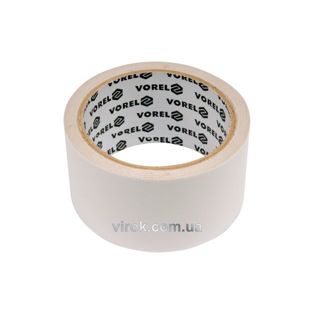 Стрічка самоклеюча VOREL поліпропіленова 2-стороння, 50мм x 5м [72], фото  | SNABZHENIE.com.ua