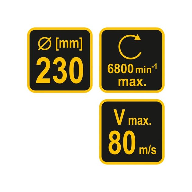 Диск ланцюговий по дереву для шліфмашини VOREL : Ø= 230 мм [10] (DW), фото , изображение 3 | SNABZHENIE.com.ua
