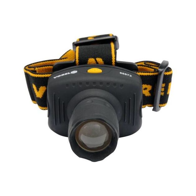 Фонарь налобный VOREL 1 LED 1W, 3 функции (VO-88672), фото  | SNABZHENIE.com.ua