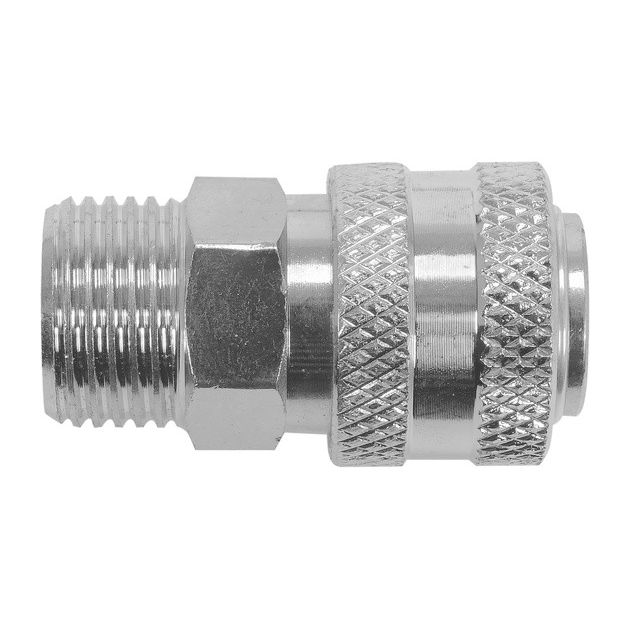 Скоросъемное соединение VOREL с внешней резьбой 1/2", фото  | SNABZHENIE.com.ua