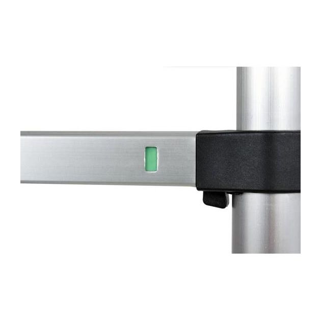 Драбина розтяжна телескопічна VOREL, 13 сходин, h=3.8 м, макс. вага 150 кг, з алюмінію, фото , зображення 11 | SNABZHENIE.com.ua