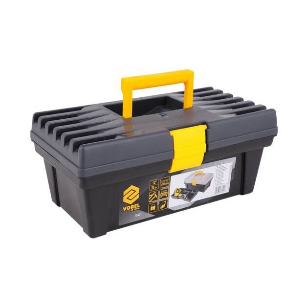 Ящик пластиковий для інструменту VOREL 12", 312x 167x 130 мм [1], фото , зображення 3 | SNABZHENIE.com.ua
