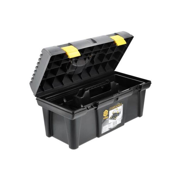Ящик пластиковый для инструмента VOREL 20, 525x256x246 мм, фото , изображение 7 | SNABZHENIE.com.ua