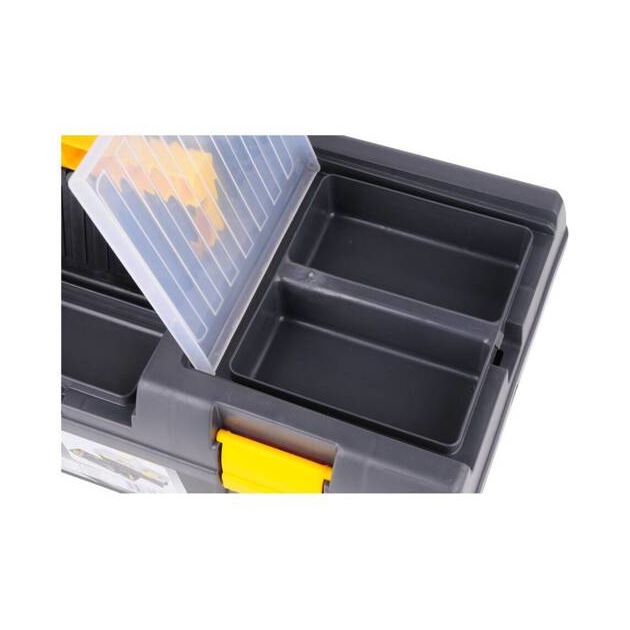 Ящик пластиковый для инструмента VOREL 20, 525x256x246 мм, фото , изображение 11 | SNABZHENIE.com.ua