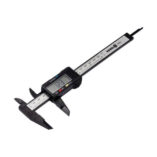 Штангенциркуль електронний VOREL l= 150 мм, роздільна здатн.- 0,1 мм, точність- 0,01 мм [25/100], фото , зображення 3 | SNABZHENIE.com.ua