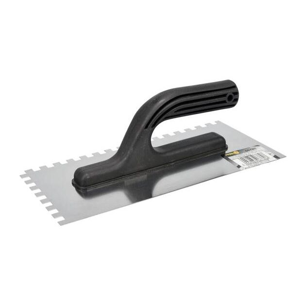 Терка гладилка VOREL : 270x125 мм, зуб 8х8 мм, Нержавіюча, зубчата(DW), фото , изображение 2 | SNABZHENIE.com.ua