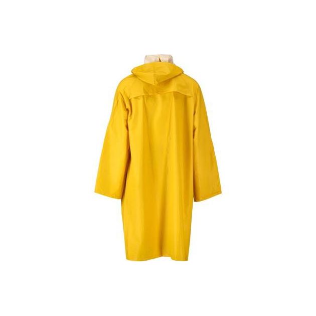 Плащ з капюшоном водонепроникний жовтий VOREL розмір XXXL (VO-74633), фото , зображення 3 | SNABZHENIE.com.ua