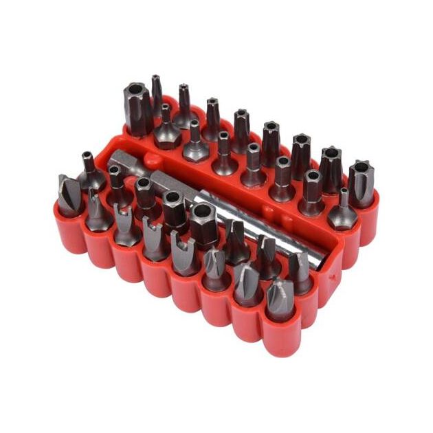 Набор бит VOREL Cr-V 1/4", 33 шт. (квадратные), фото , изображение 3 | SNABZHENIE.com.ua Набор бит VOREL Cr-V 1/4", 33 шт. (квадратные), фото , изображение 3 | SNABZHENIE.com.ua