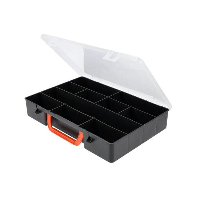 Органайзер з ПВХ VOREL, 10 комірок, 300x 220x 55 мм [10], фото , зображення 6 | SNABZHENIE.com.ua