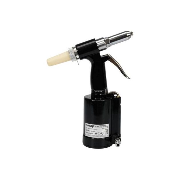 Пневматический заклепочник VOREL для нитов Ø 2.4-4.8 мм, 720 кг, 0.63 МПа, фото , изображение 3 | SNABZHENIE.com.ua