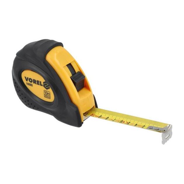Рулетка VOREL 10 м, 25 мм, 2 фиксатора, фото , изображение 6 | SNABZHENIE.com.ua