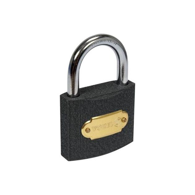 Замок навісний VOREL чавунний 50мм сірий [6/60], фото , изображение 6 | SNABZHENIE.com.ua