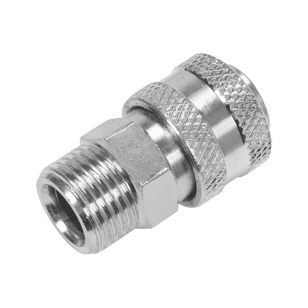 Швидкорознімне з'єднання VOREL з зовнішньою різьбою 1/2" [20/120], фото , зображення 3 | SNABZHENIE.com.ua