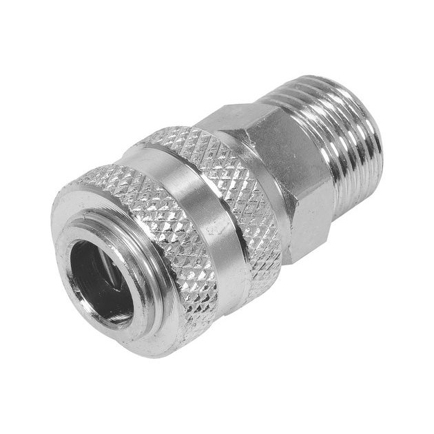 Швидкорознімне з'єднання VOREL з зовнішньою різьбою 1/2" [20/120], фото , зображення 6 | SNABZHENIE.com.ua