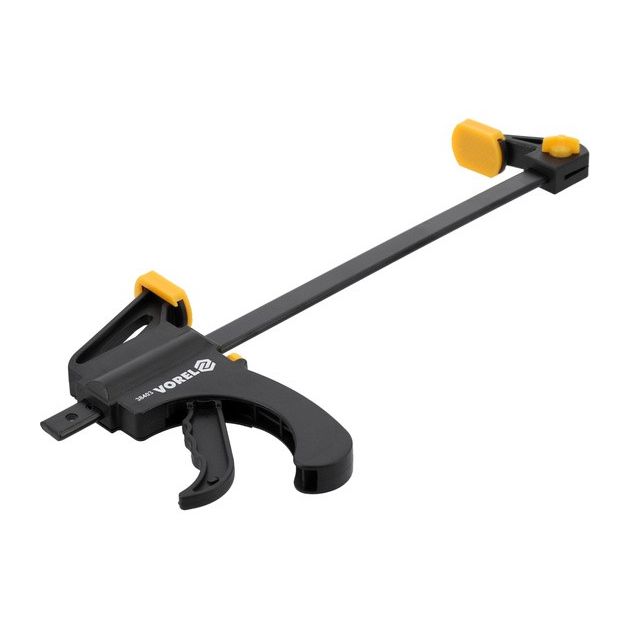 Струбцина VOREL "автомат" пластмасова, l= 250 мм [6/30], фото , зображення 3 | SNABZHENIE.com.ua