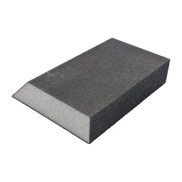 Губка шліфувальна трапецевидна VOREL : Р60, 125х 90х65 мм, h= 25 мм 4-стороння [100], фото , изображение 6 | SNABZHENIE.com.ua