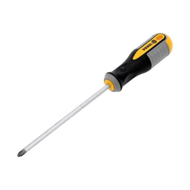 Викрутка крестовая VOREL: Philips PH2 x 150 мм, Cr-V, фото , изображение 3 | SNABZHENIE.com.ua