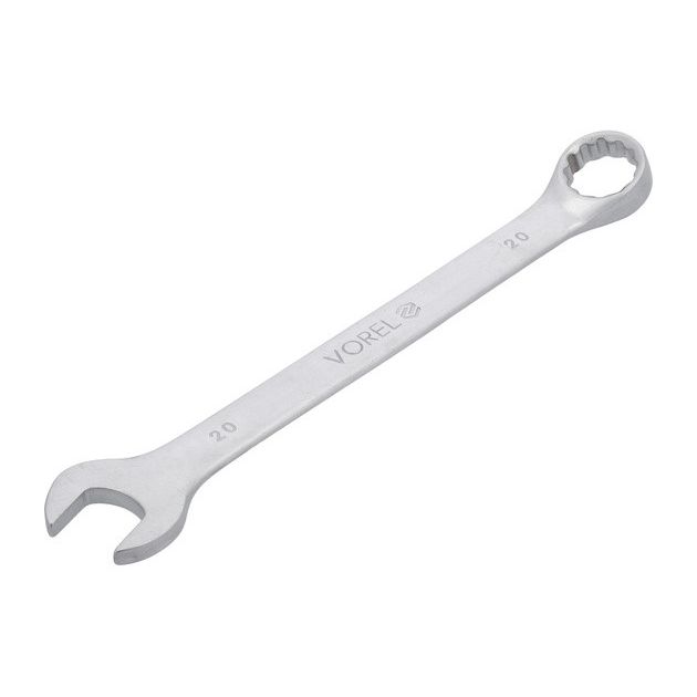 Ключ ріжково-накидний VOREL, Cr-V, М 20мм [20/120], фото , изображение 2 | SNABZHENIE.com.ua