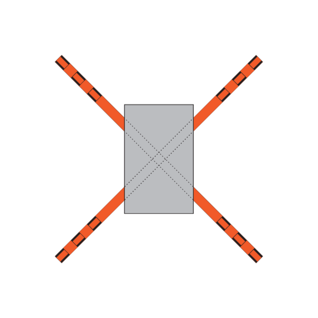 Паси для перенесення меблів VOREL, 5 x 280 см, 2 шт, фото , изображение 6 | SNABZHENIE.com.ua