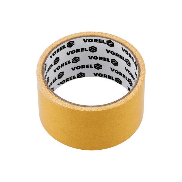 Стрічка самоклеюча VOREL армована 2-стороння, 50мм x 5м [48], фото , зображення 2 | SNABZHENIE.com.ua