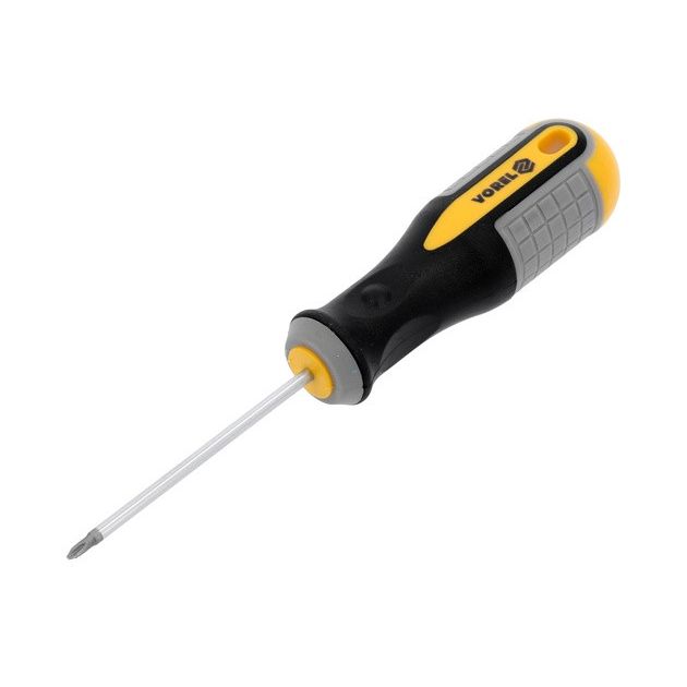 Викрутка хрестова VOREL PH00 65 мм Cr-V, фото , изображение 3 | SNABZHENIE.com.ua