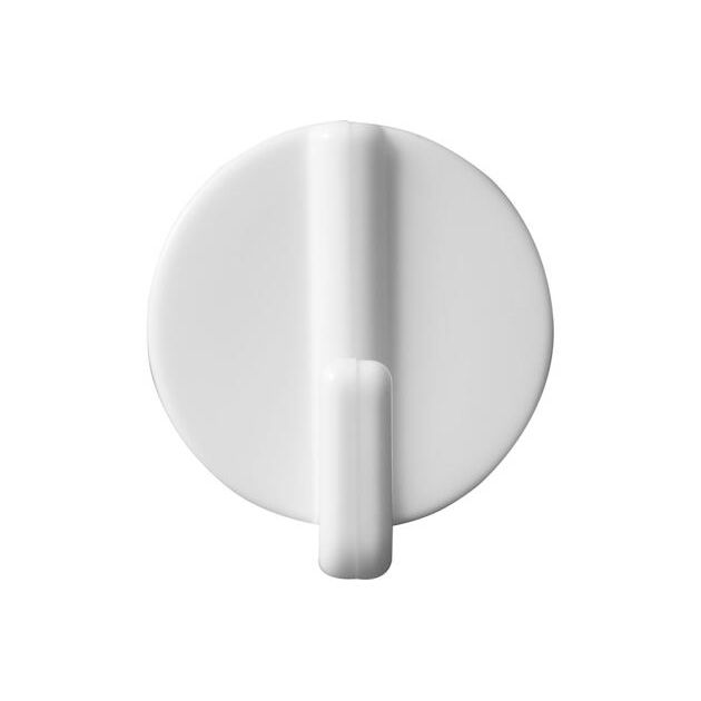 Гачки настінні VOREL самоклеючі з круглою основою, набір 3 шт [12/192], фото , зображення 3 | SNABZHENIE.com.ua