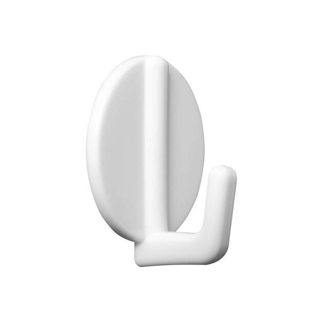 Гачки настінні VOREL самоклеючі з круглою основою, набір 3 шт [12/192], фото , зображення 6 | SNABZHENIE.com.ua