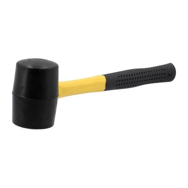 Резиновый молоток VOREL с ручкой из стеклопластика, 50 мм, фото , изображение 3 | SNABZHENIE.com.ua