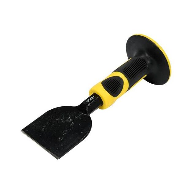 Зубило муляра VOREL 215x19x75 мм с защитной ручкой, фото , изображение 3 | SNABZHENIE.com.ua