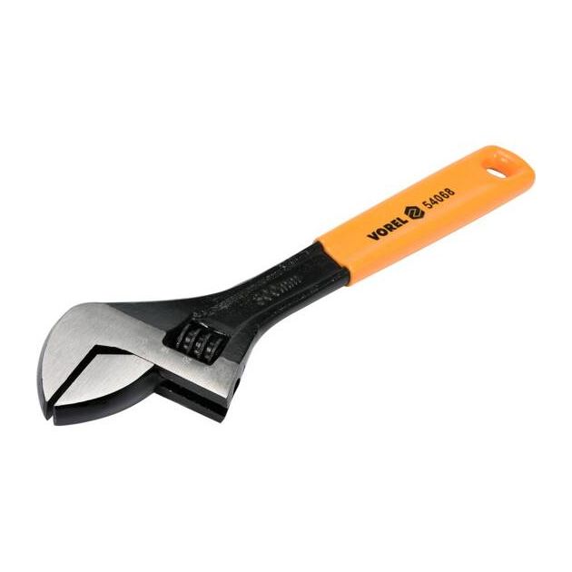Ключ розвідний VOREL 300 мм з прогумованим руків'ям, фото , зображення 2 | SNABZHENIE.com.ua Ключ розвідний VOREL 300 мм з прогумованим руків'ям, фото , зображення 2 | SNABZHENIE.com.ua