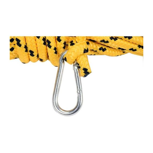 Шнур для очищения димарей VOREL, Ø=8 мм, l=10 м с карабином, фото , изображение 2 | SNABZHENIE.com.ua