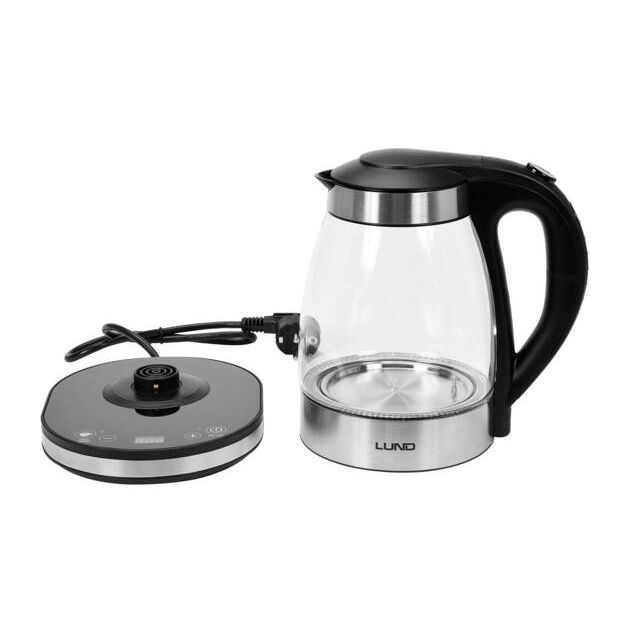 Электрический чайник с термостатом LED 1,8 л, фото , изображение 3 | SNABZHENIE.com.ua