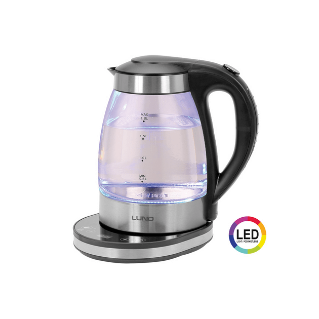Электрический чайник с термостатом LED 1,8 л, фото , изображение 5 | SNABZHENIE.com.ua
