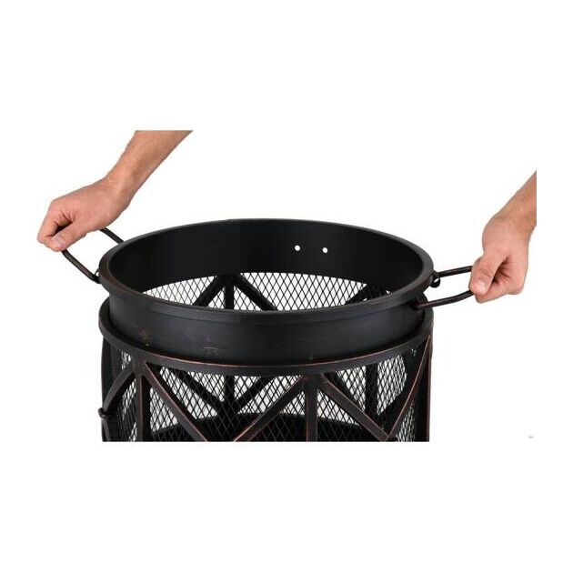 Кошик для вогнища сталевий LUND 42x53 см на 4-х ніжках, фото , изображение 7 | SNABZHENIE.com.ua Кошик для вогнища сталевий LUND 42x53 см на 4-х ніжках, фото , изображение 7 | SNABZHENIE.com.ua