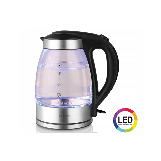 Электрочайник с LED подсветкой, 1,8 л, фото , изображение 5 | SNABZHENIE.com.ua